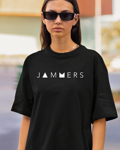 Oversized JAMMERS : Unisex Black T-shirt