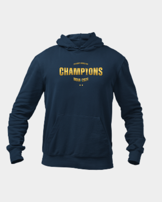 Champions India Unisex Hoodie Navy Blue