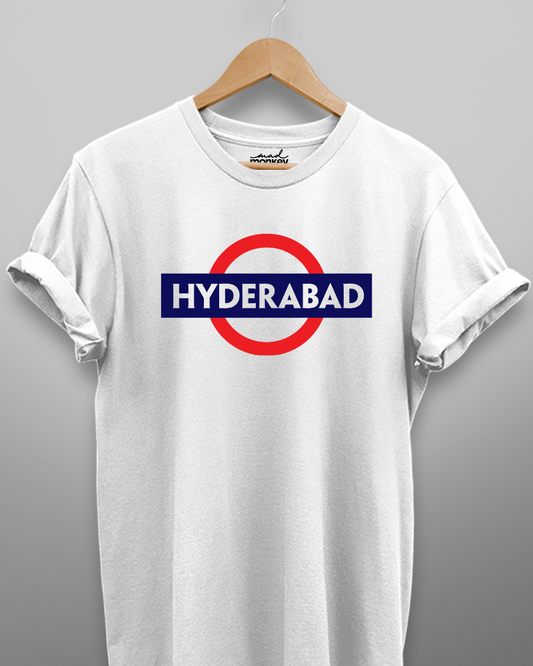 Hyderabad Board Unisex T-shirt White