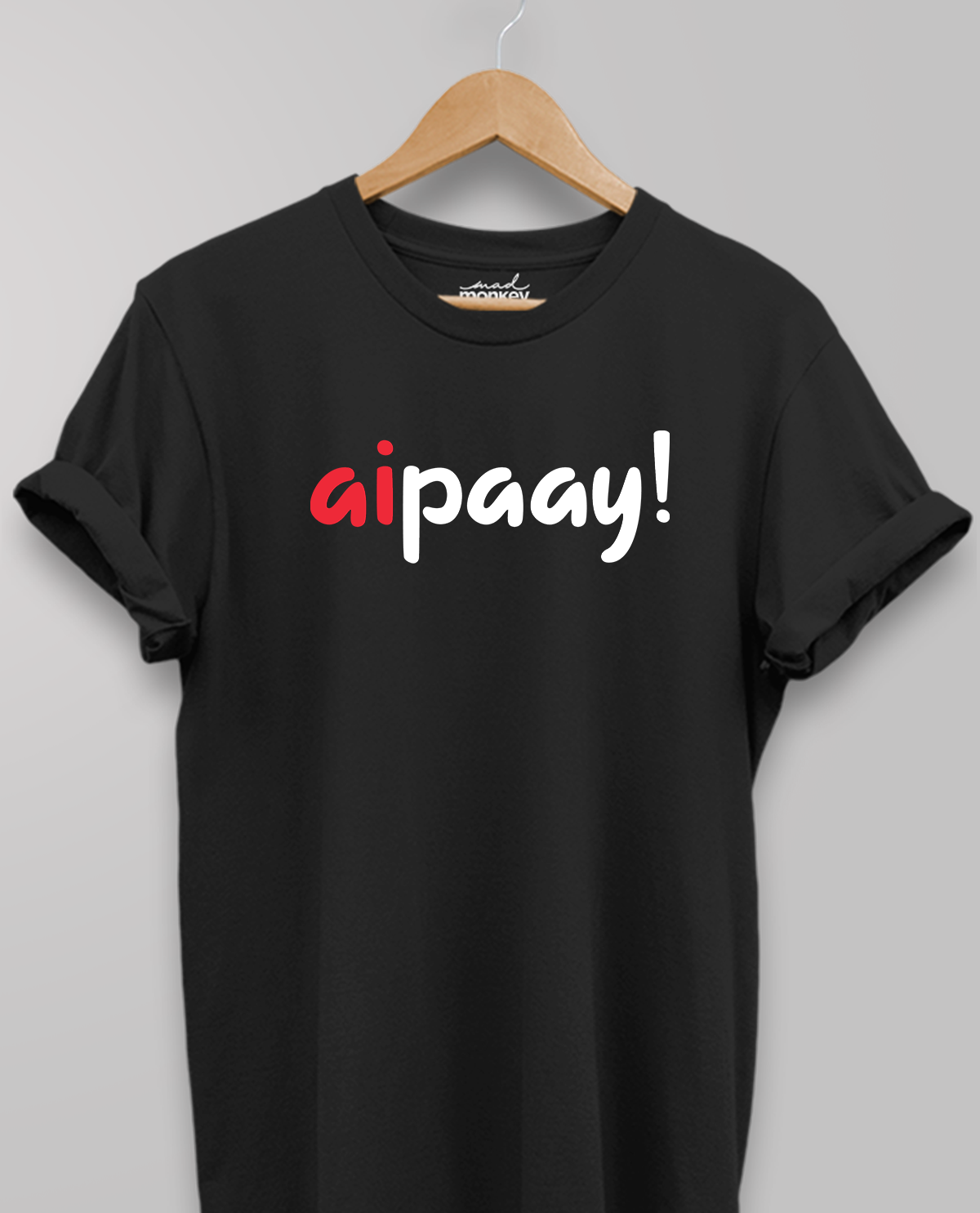 Aipaay Unisex T-shirt Black