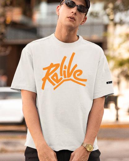 Oversized Relive - Jammers White Unisex T-shirt