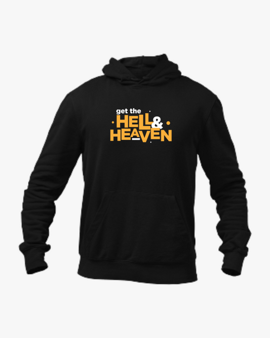 JATHI RATNALU - Get the Hell & Heaven Unisex Hoodie Black