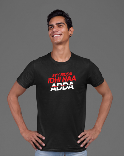 Eyy Bidda Idhi Naa Adda - Allu Arjun Unisex T-shirt Black