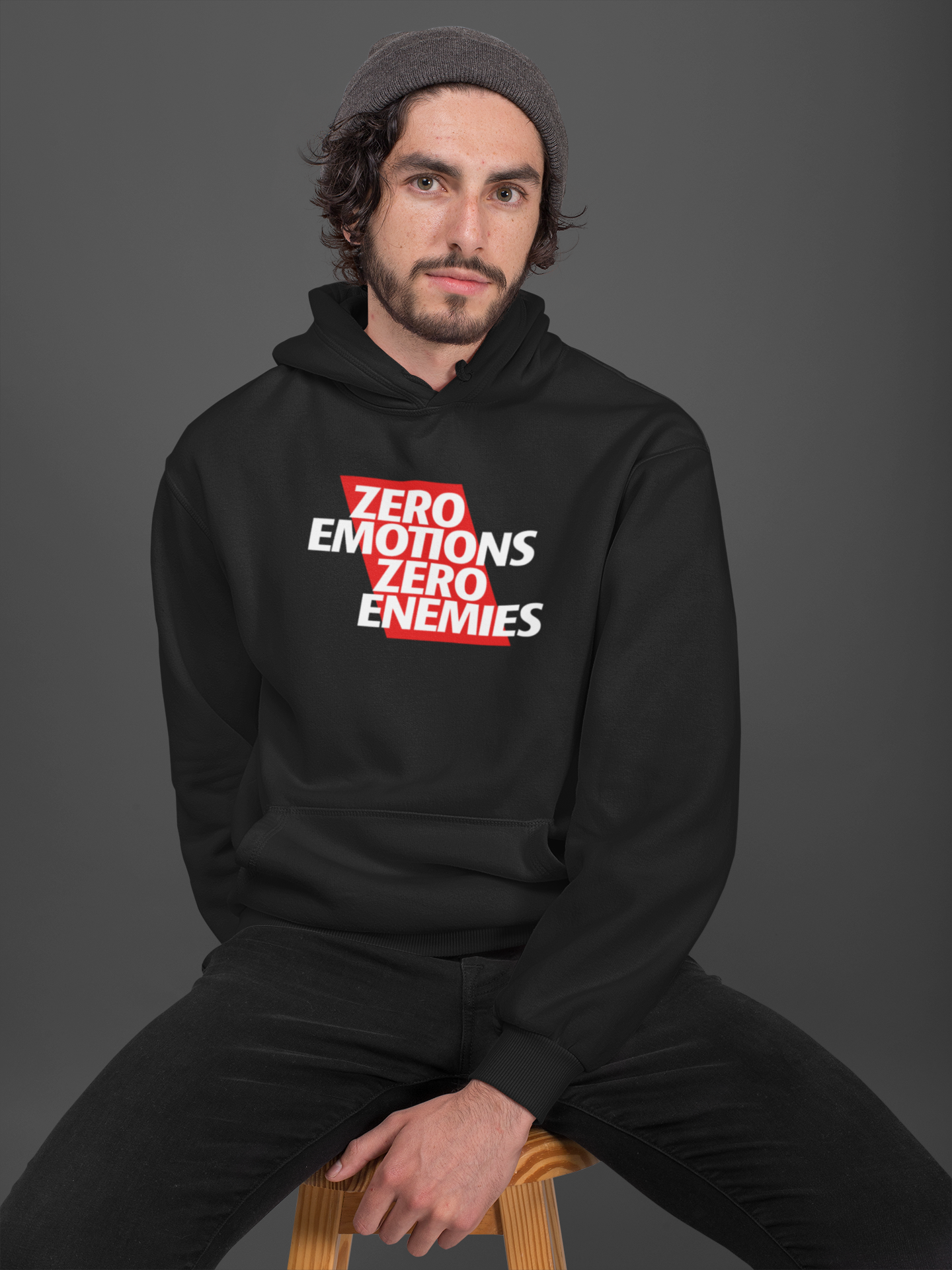 JrNTR- Zero emotions zero enemies Unisex Hoodie - ateedude